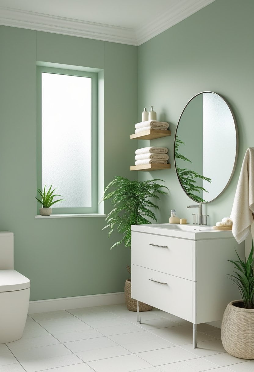 18 Green Bathroom Designs 