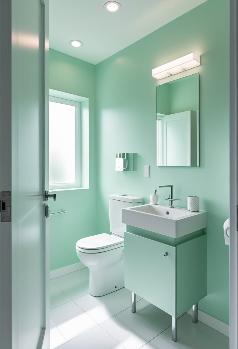 18 Green Bathroom Designs 