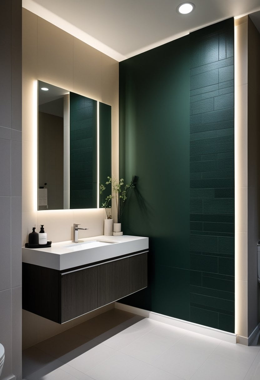18 Green Bathroom Designs 