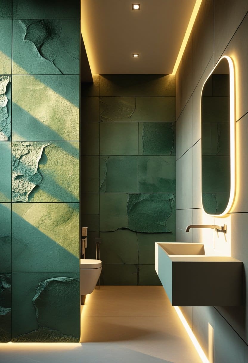 18 Green Bathroom Designs 