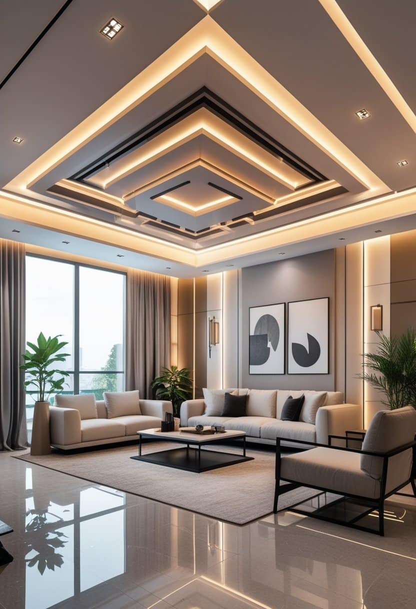 21 False Ceiling Living Room Designs That Wow in 2026