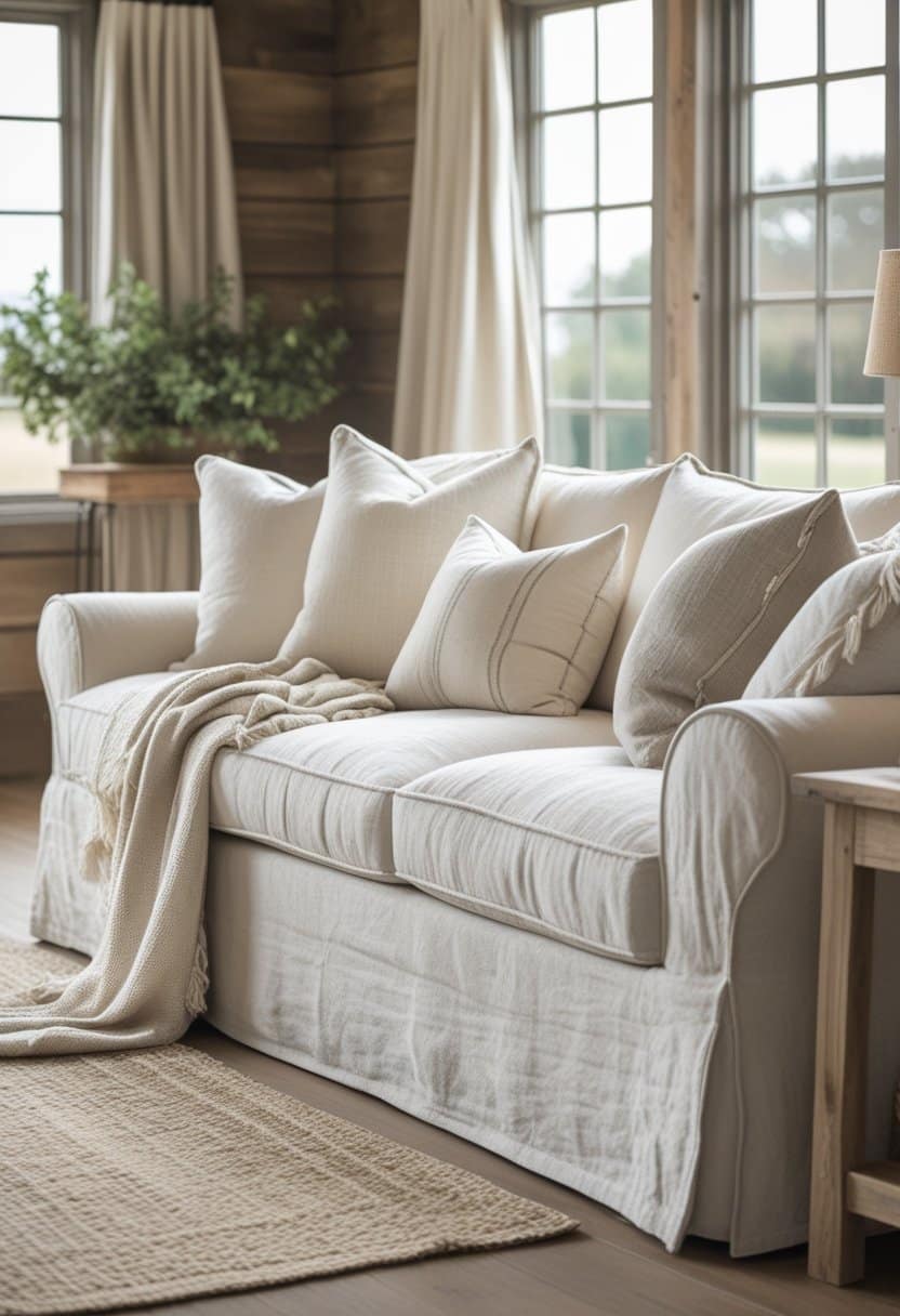 19 Farmhouse Living Room Ideas