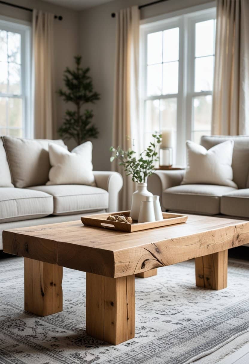 19 Farmhouse Living Room Ideas