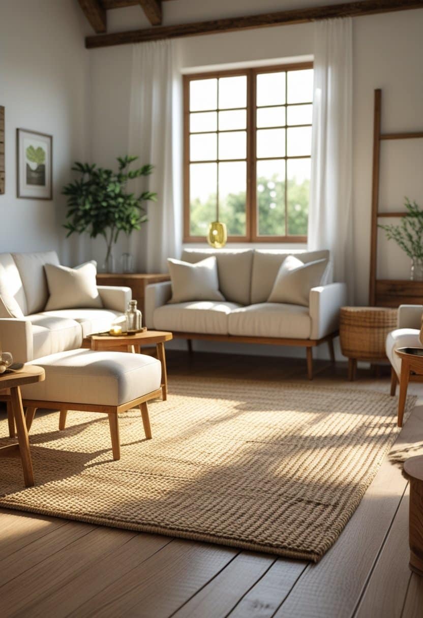 19 Farmhouse Living Room Ideas