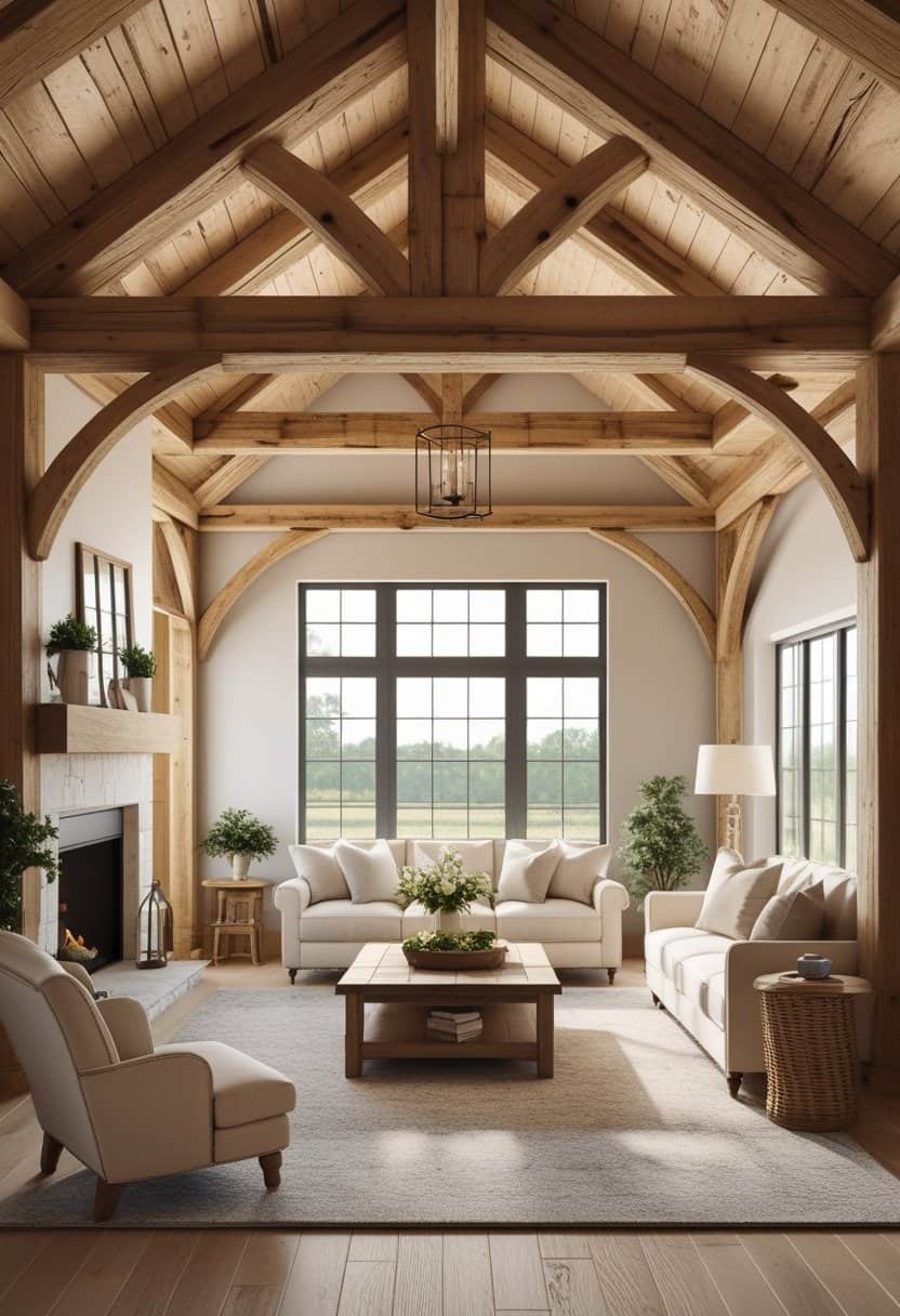 19 Farmhouse Living Room Ideas