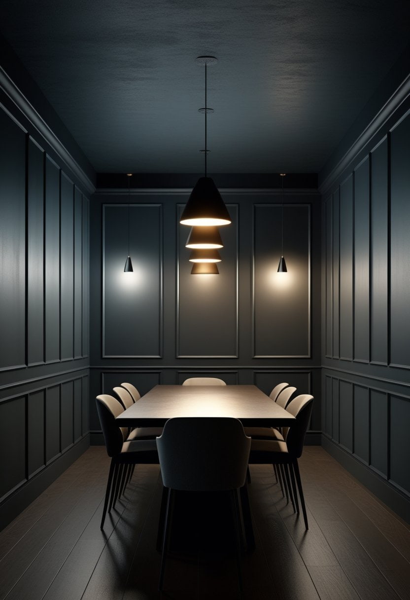 18 Moody Dining Room Designs 