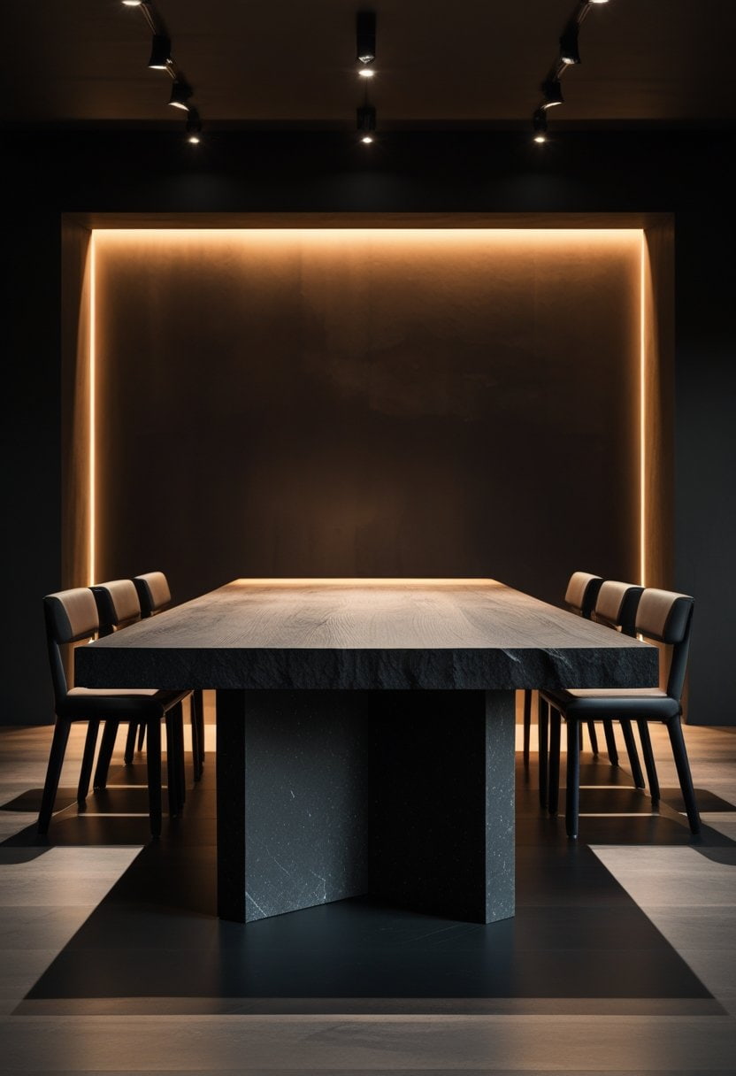 18 Moody Dining Room Designs 