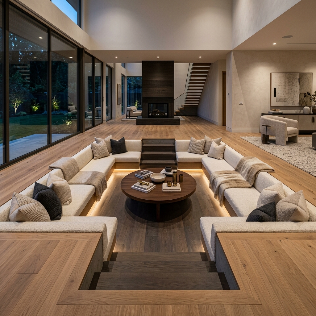 12 sunken living room ideas