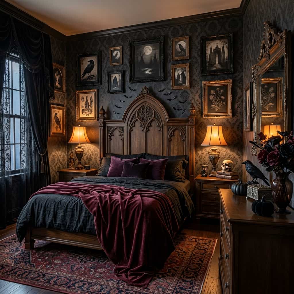 17 Spooky Halloween Bedroom Decor Ideas