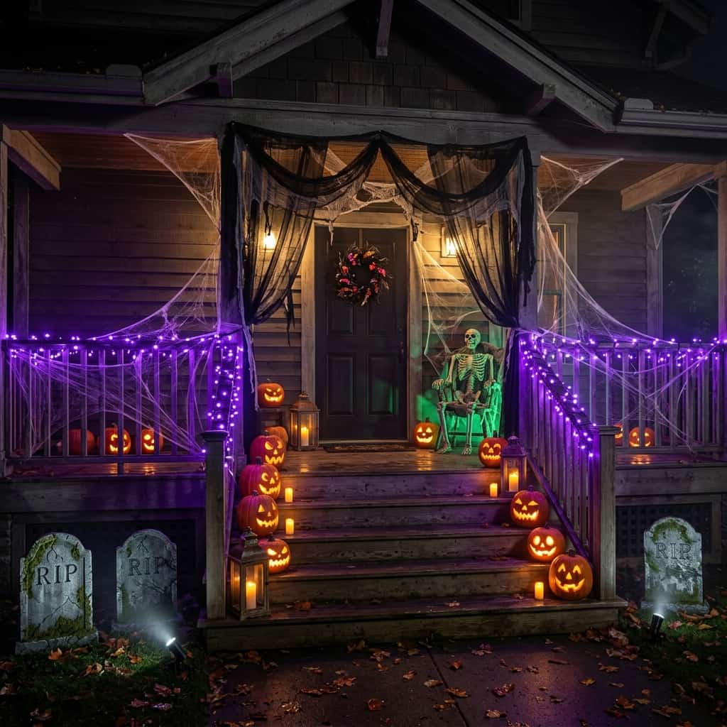 17 Scary Halloween Porch Ideas