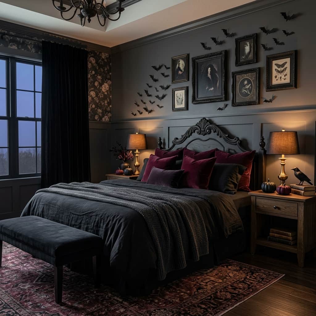 17 Spooky Halloween Bedroom Decor Ideas