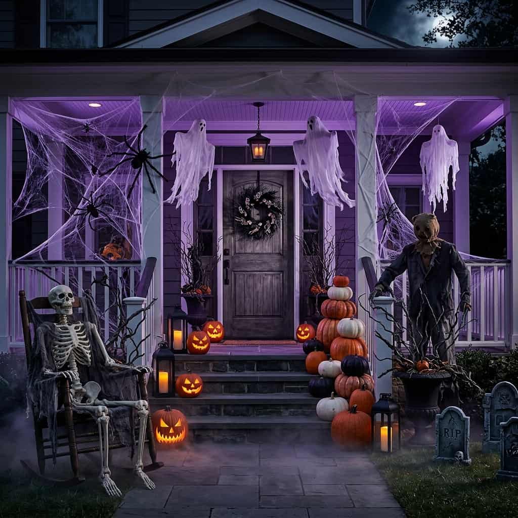 17 Scary Halloween Porch Ideas for a Haunted Look