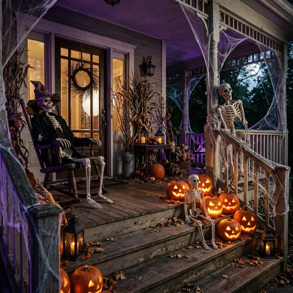 17 Scary Halloween Porch Ideas